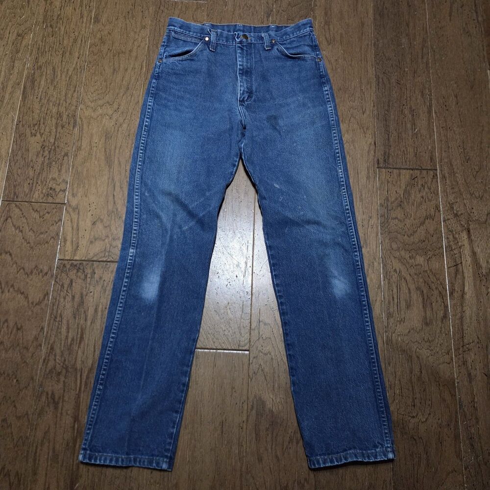 Wrangler 13MWZ Cowboy Cut Straight Leg Jeans 32x34 Western Workwear Denim